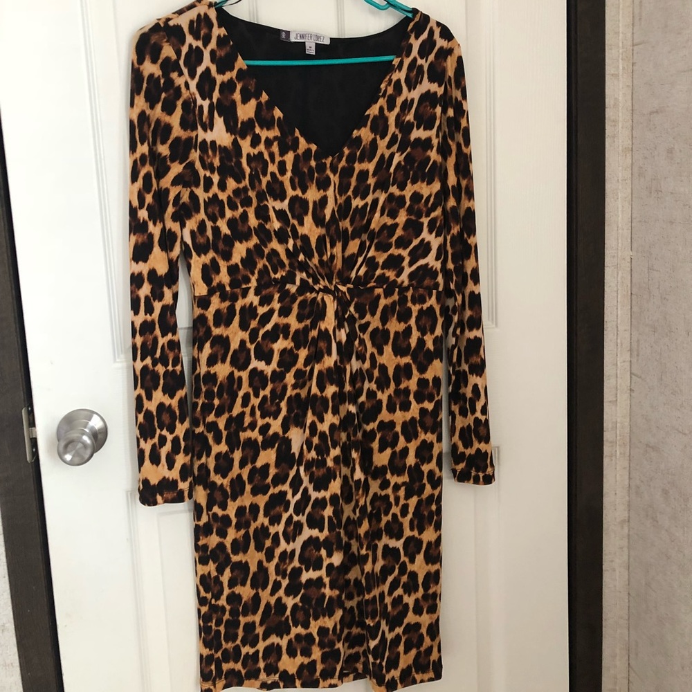 Leopard print dress